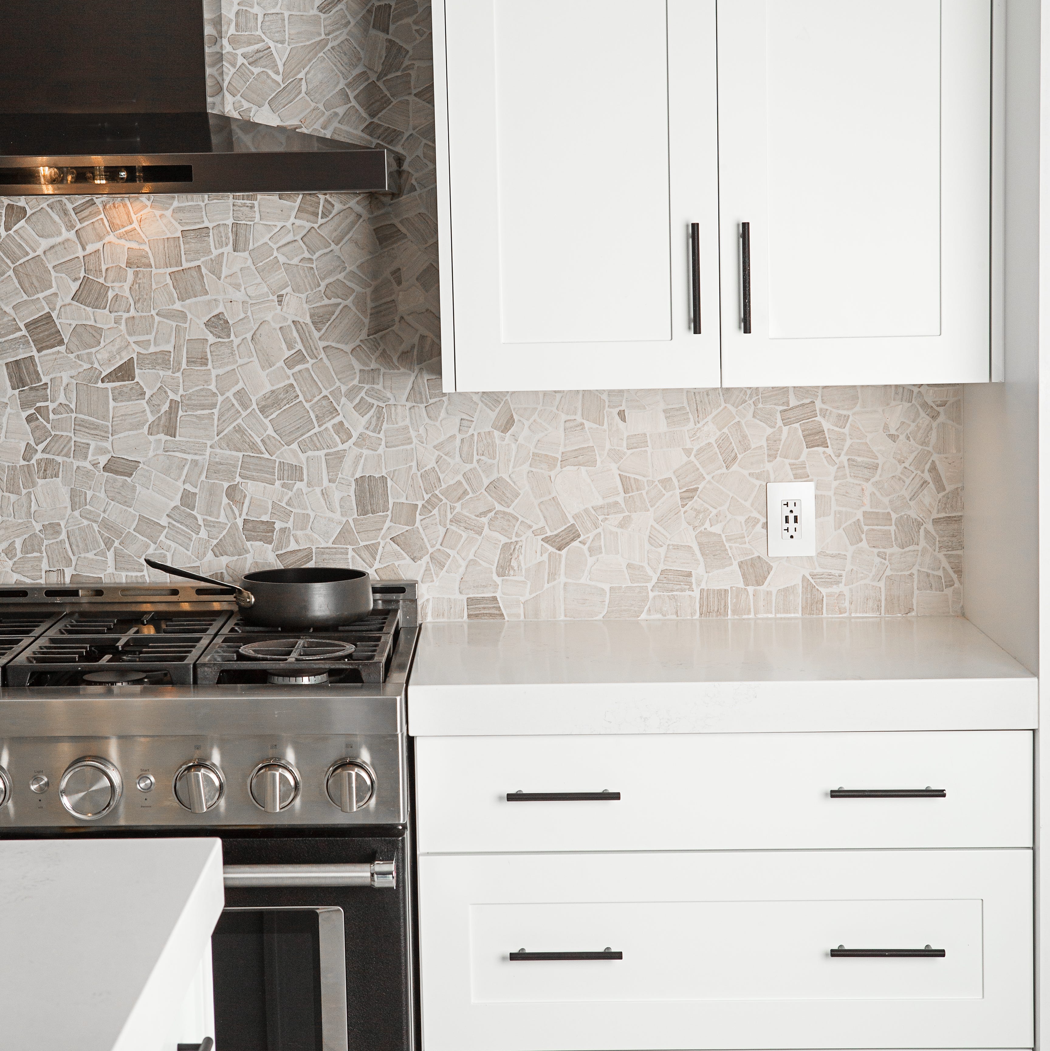 modern white kitchen