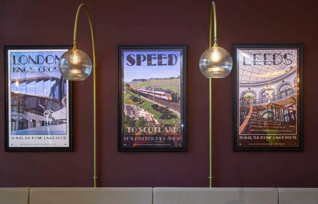 LNER first class lounge at London King?s Cross Station