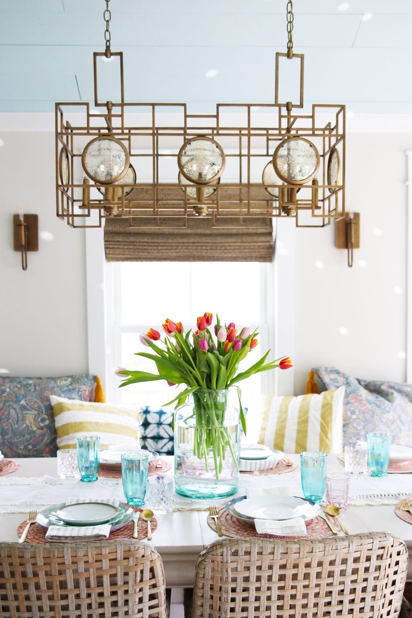 spring table decoration