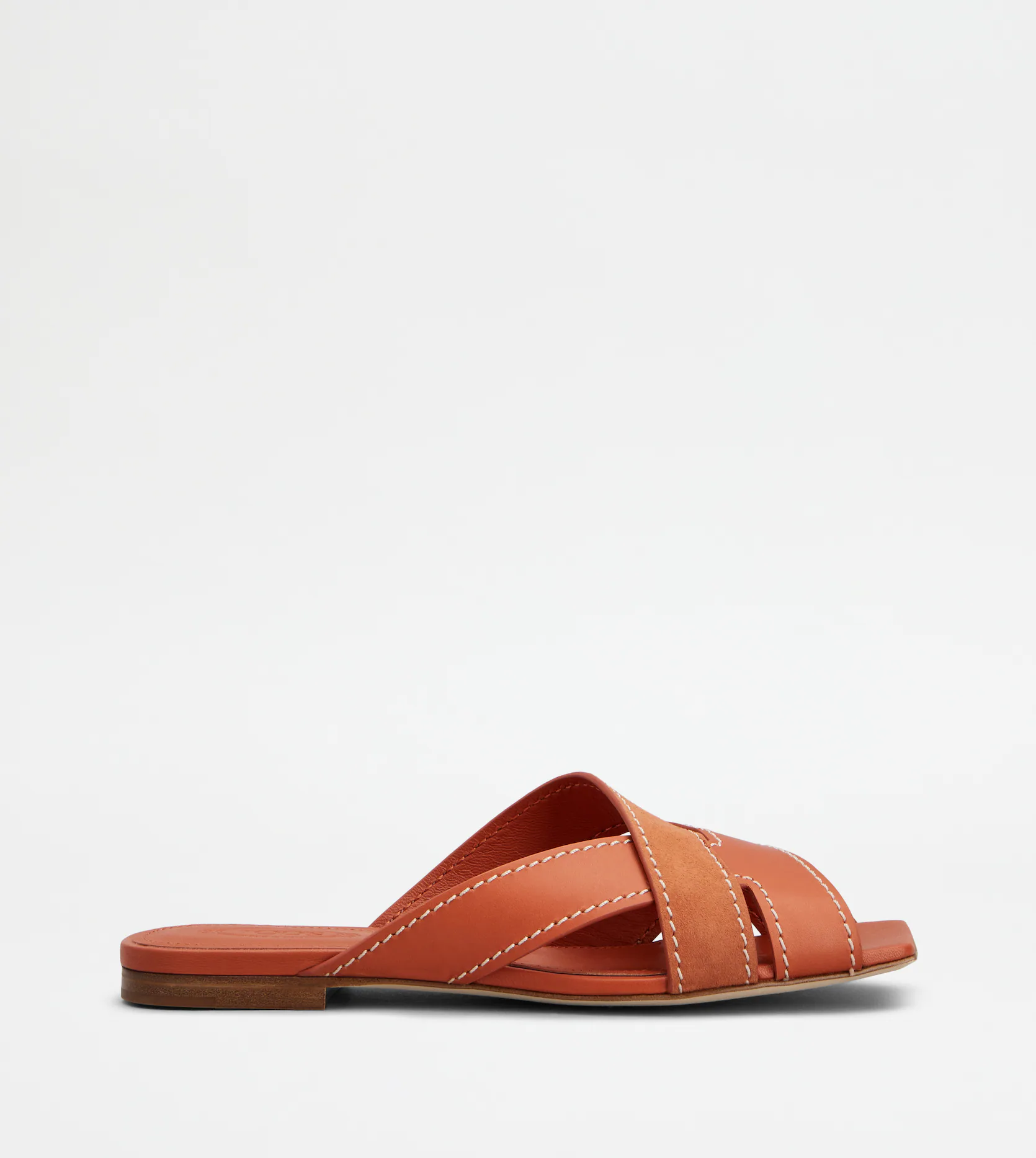 tod's, Sandals in Smooth Leather and Suede