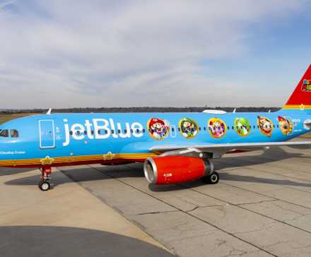 JetBlue A320 Mario Livery