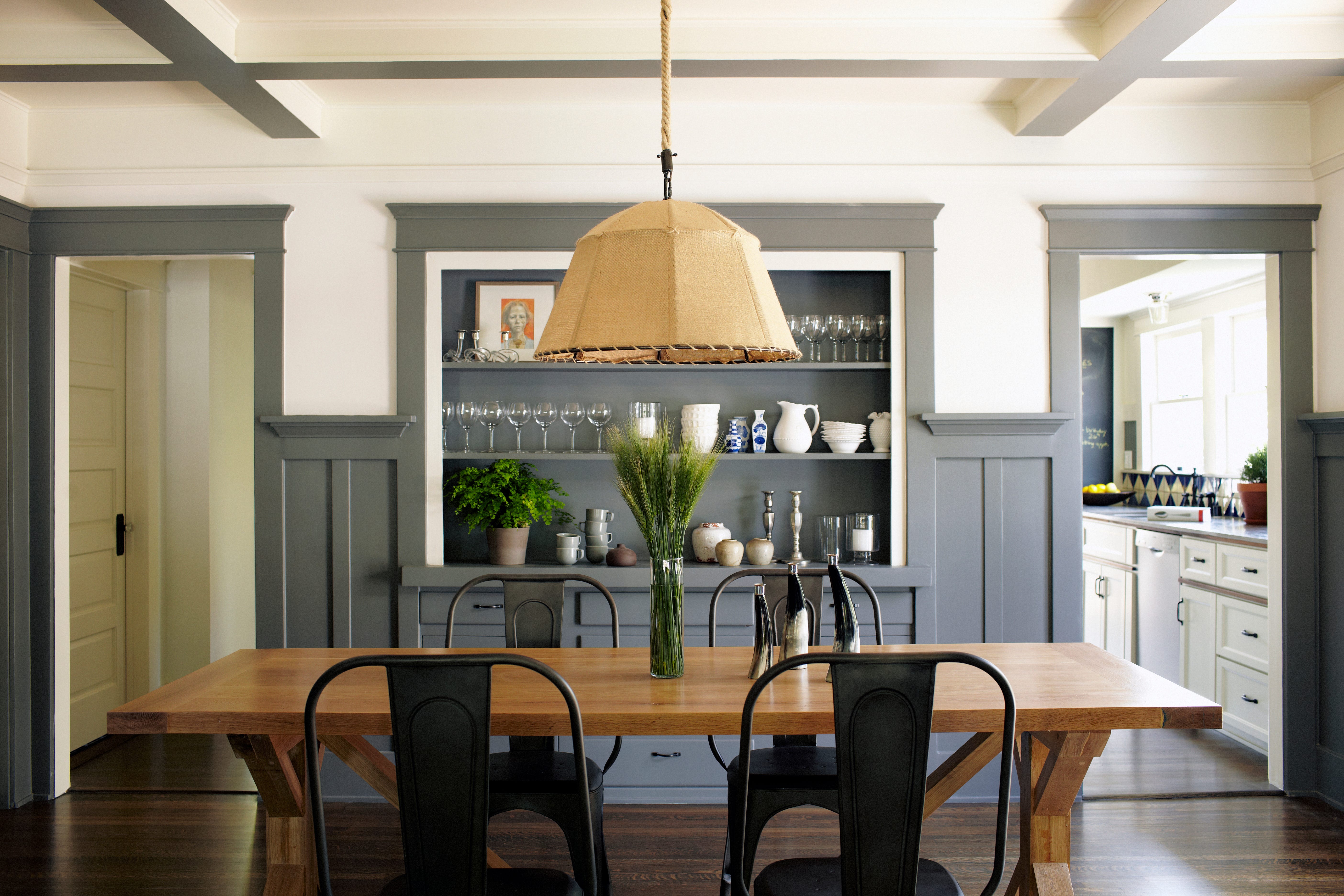 Craftsman style home dining room