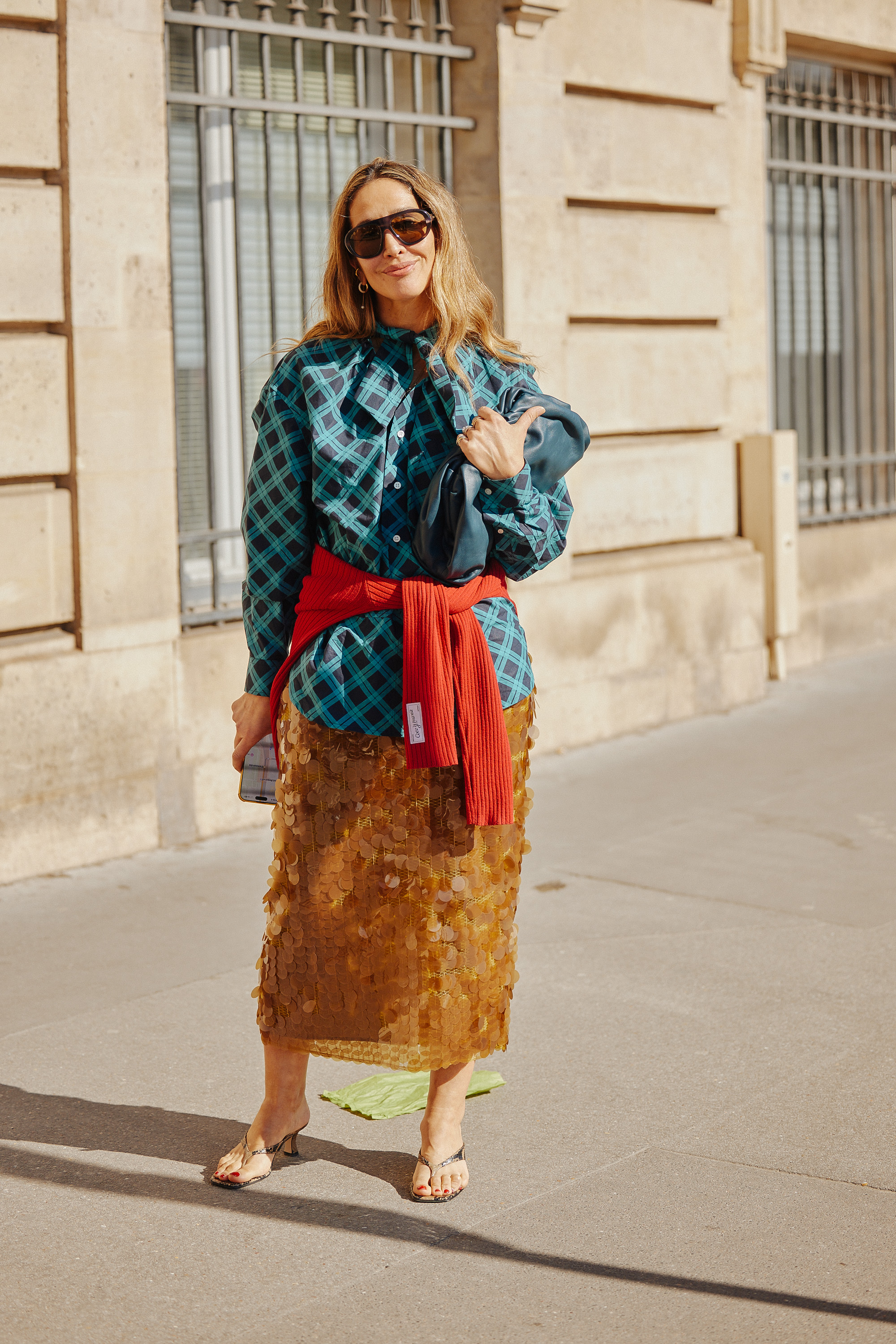 Street wear during Paris fashion week with the biggest trends of the year 2026 skirt