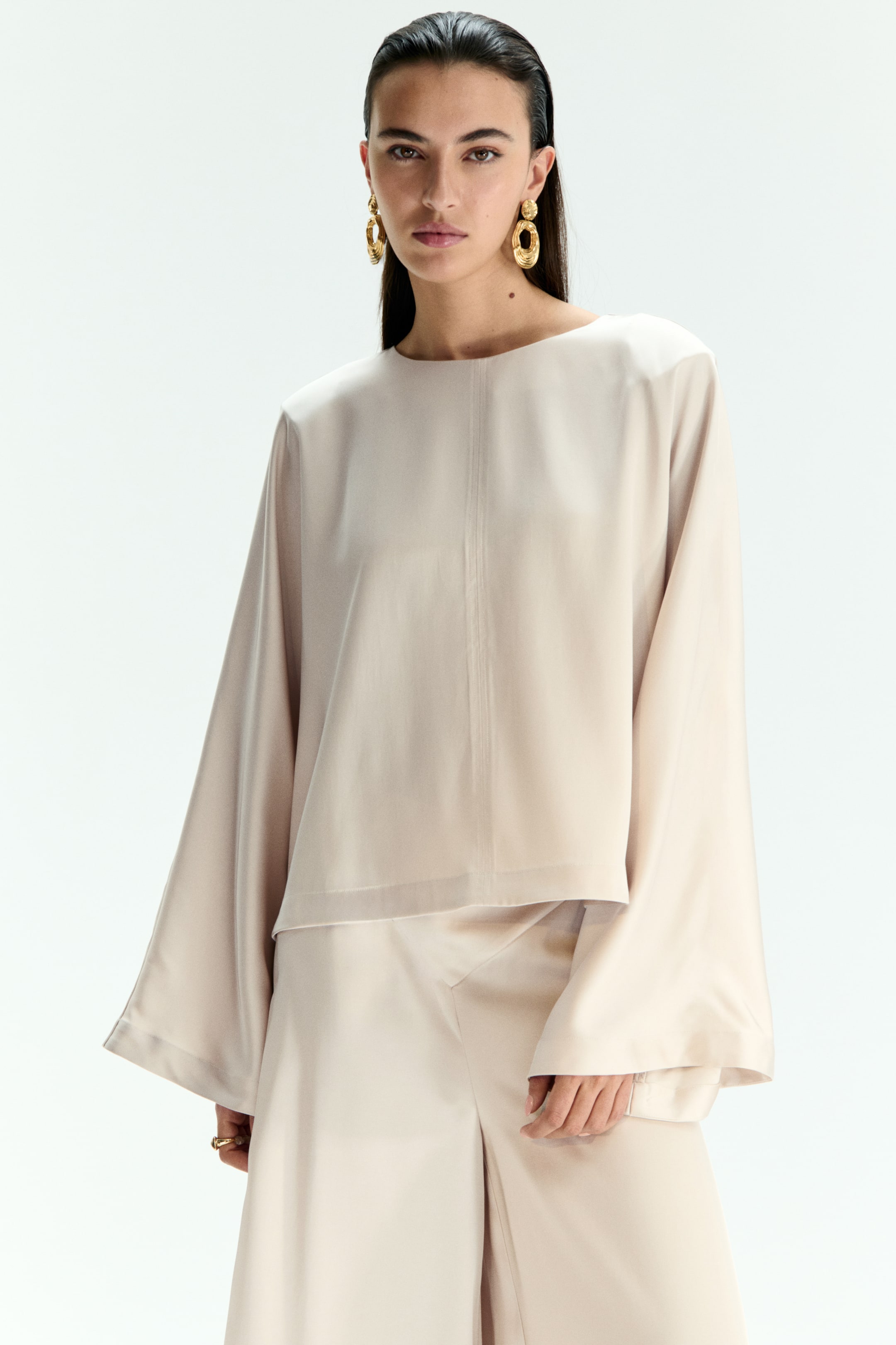 Shoulder-Pad Blouse