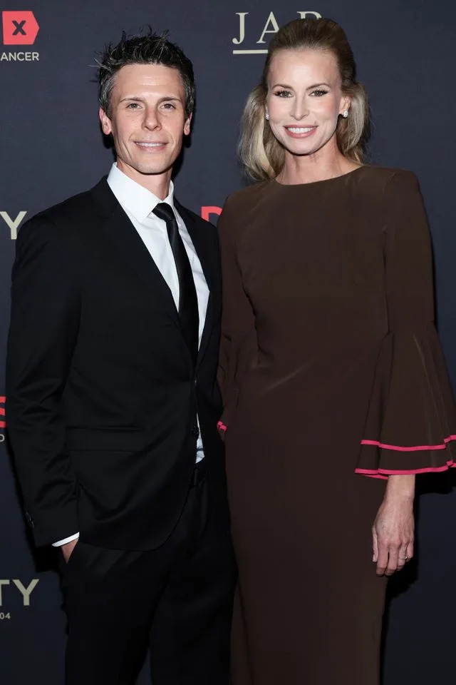 Burney Lamar and Niki Taylor in 2023. Credit: Dimitrios Kambouris/Getty