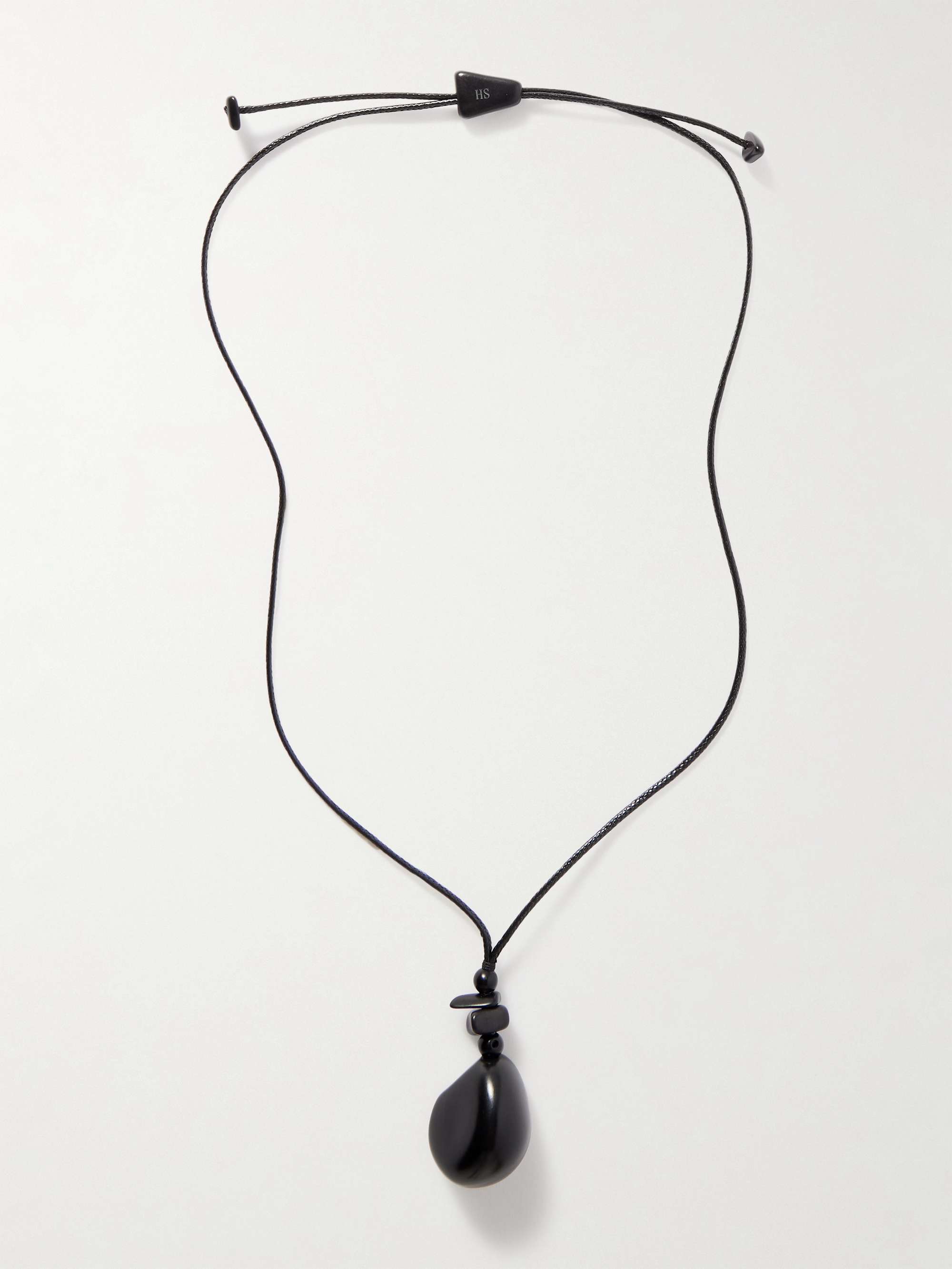 Tagua Pendant and Leather Necklace