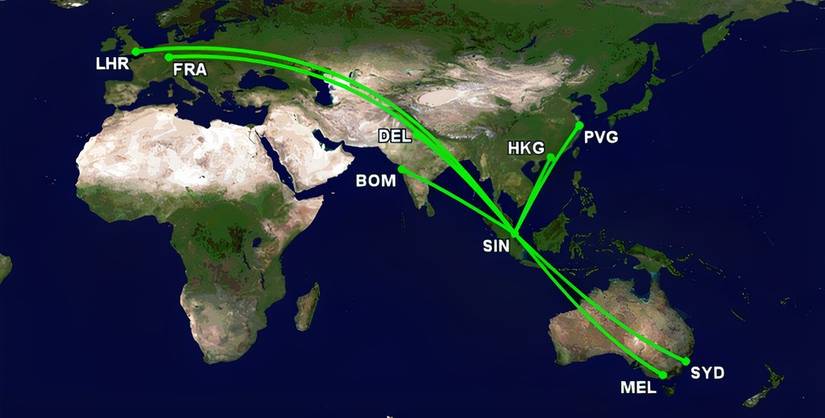 Singapore Airlines A380 summer routes 2026