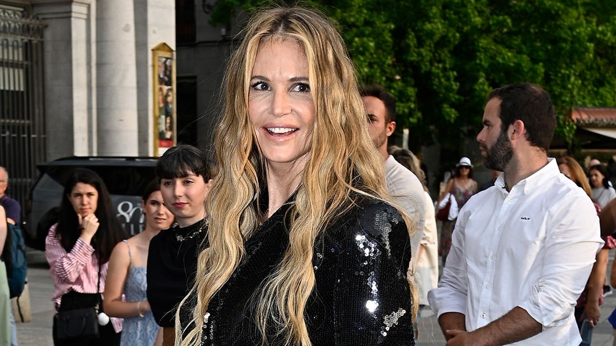 Elle Macpherson at Teatro Real in June 2025 in Madrid, Spain.