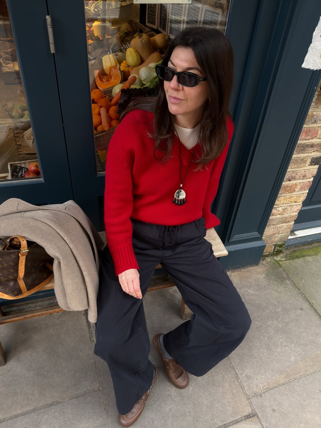 Influencer Francesca Saffari wearing a rope necklace.