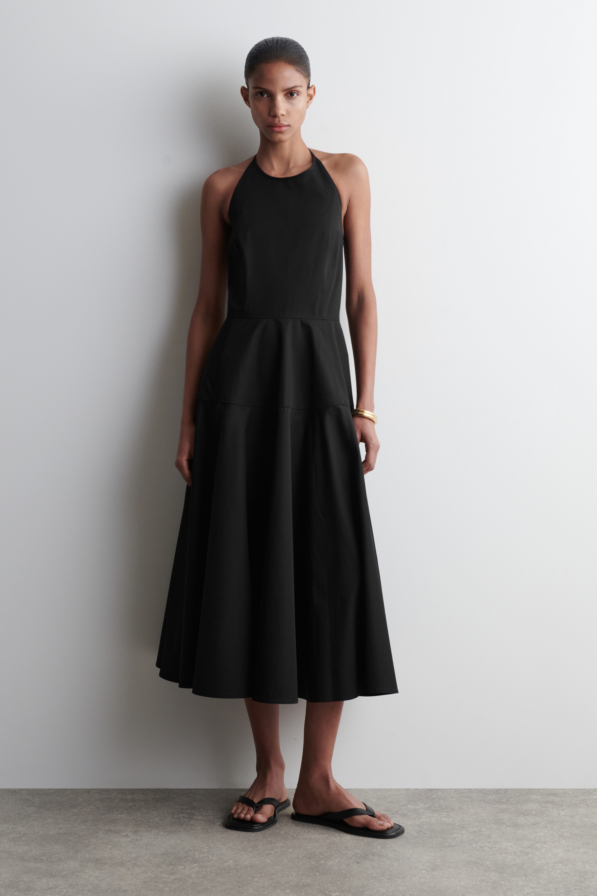 Pima Cotton Halterneck Dress
