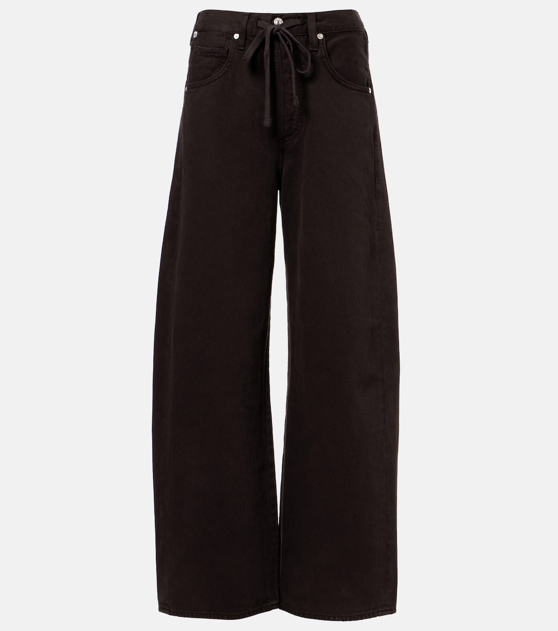 Brynn Wide-Leg Jeans in Brown - Human Citizen