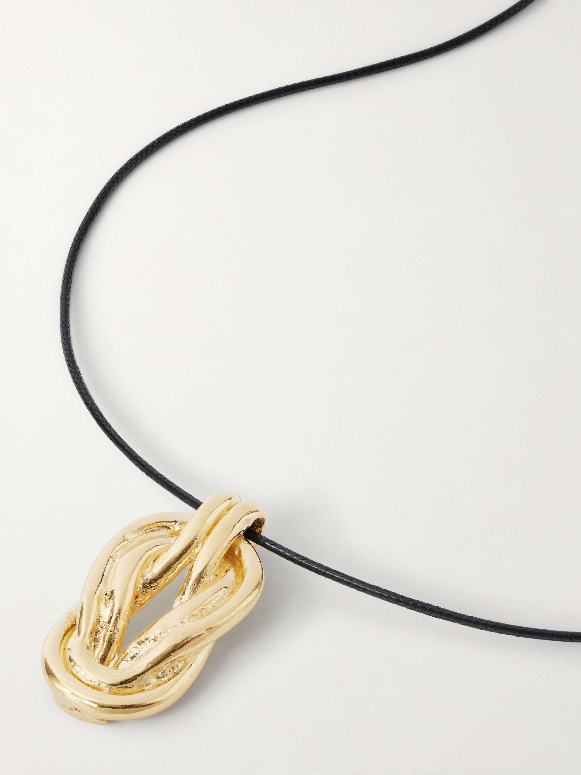 Hercules Gold-Plated Cord Necklace