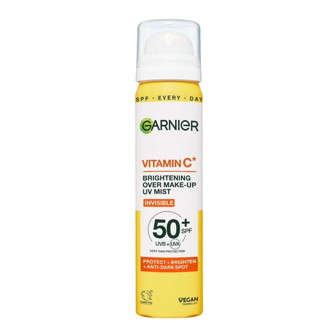 image of Garnier Vitamin CE Shine Over Make-Up UV Mist