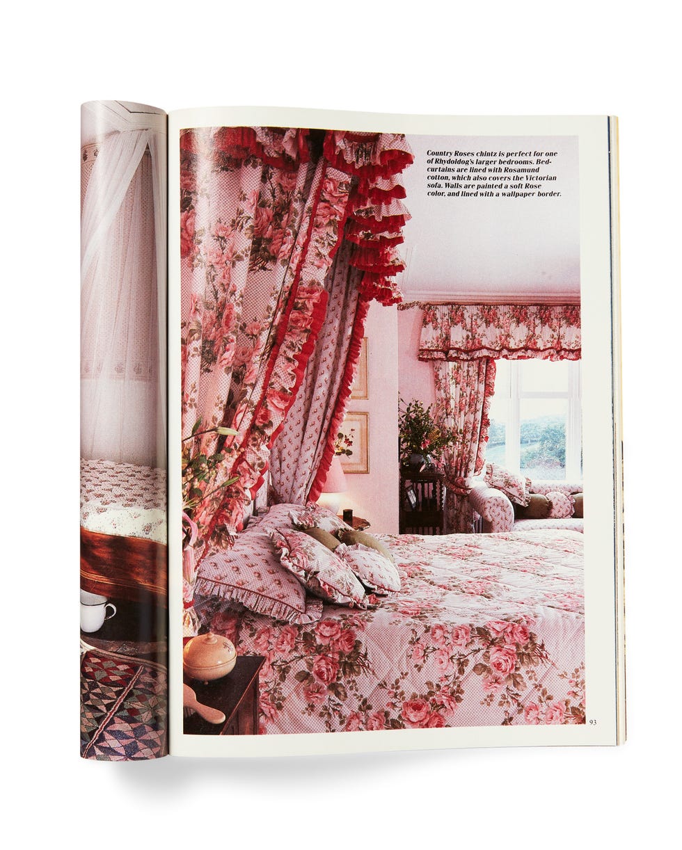 Laura Ashley bedroom in 1985