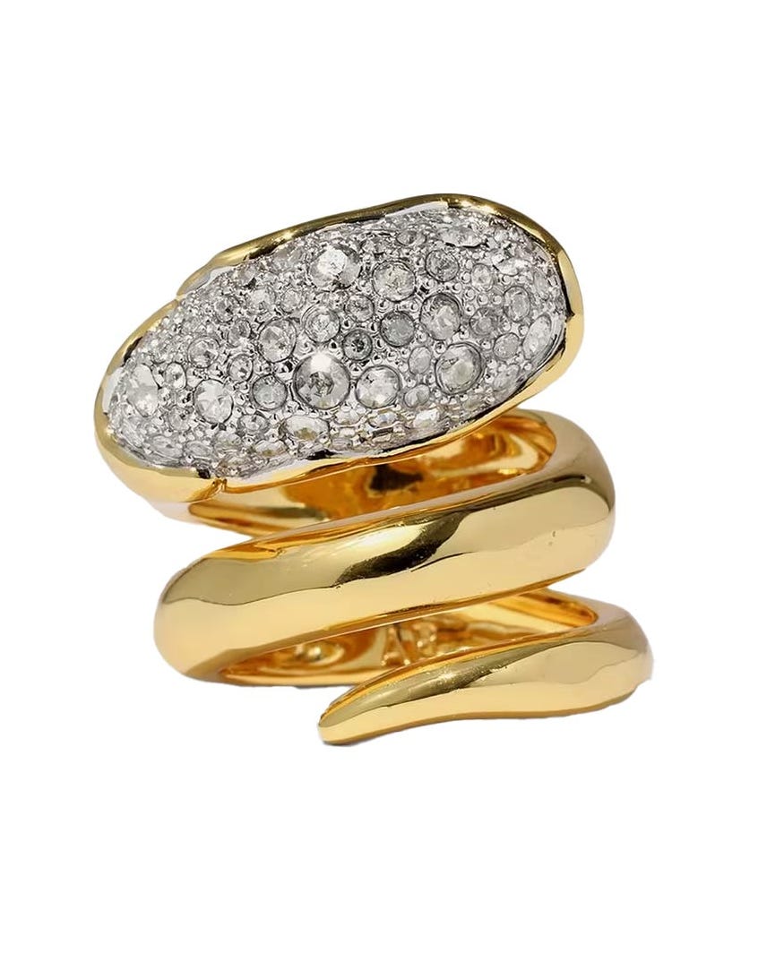 Alexis Bittar Solanales crystal composite ring