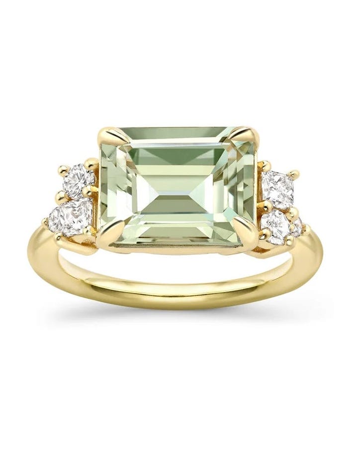 Dinny Hall Claudie green amethyst ring