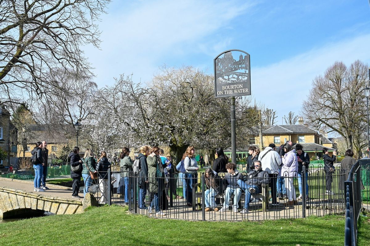 Tourists in Bourton-on-the-Water