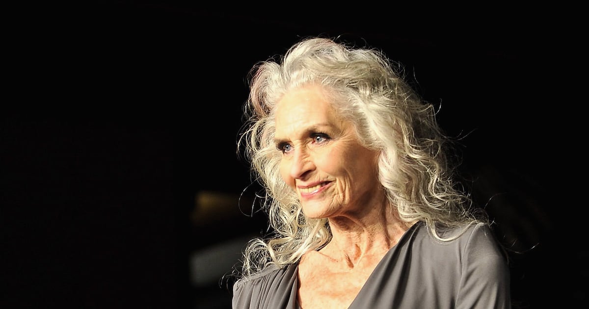 Daphne Selfe's chest: The world's oldest working model who became the face of 'granny chic'.