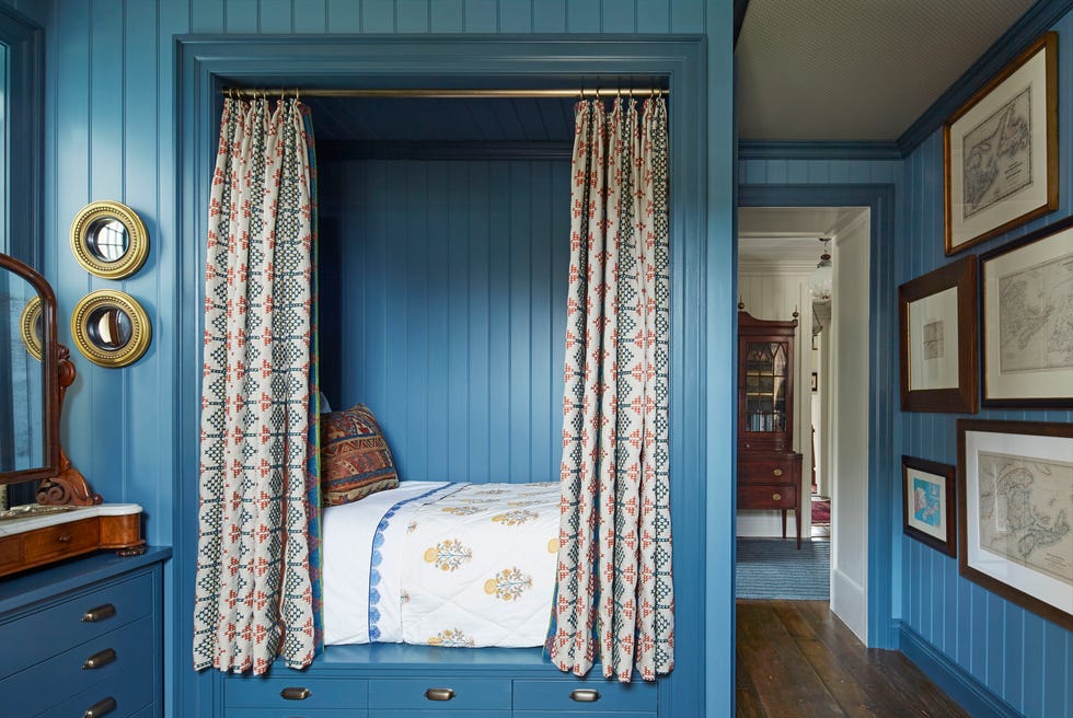 philip mitchell in the blue room with curtains