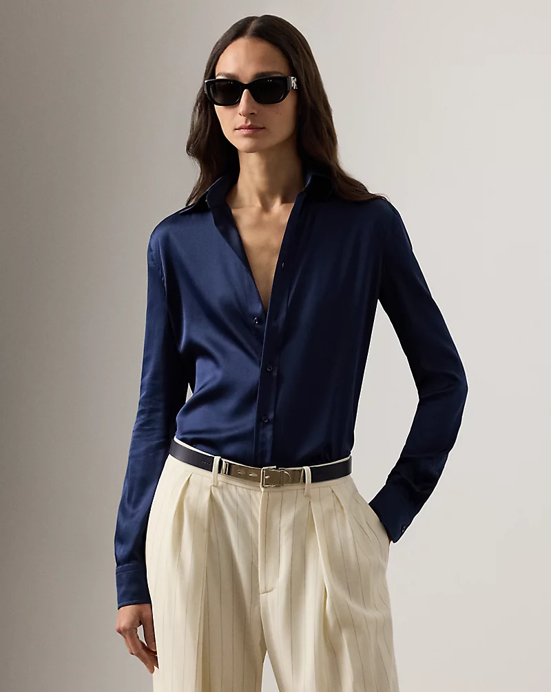 Cameron Straight Silk Shirt