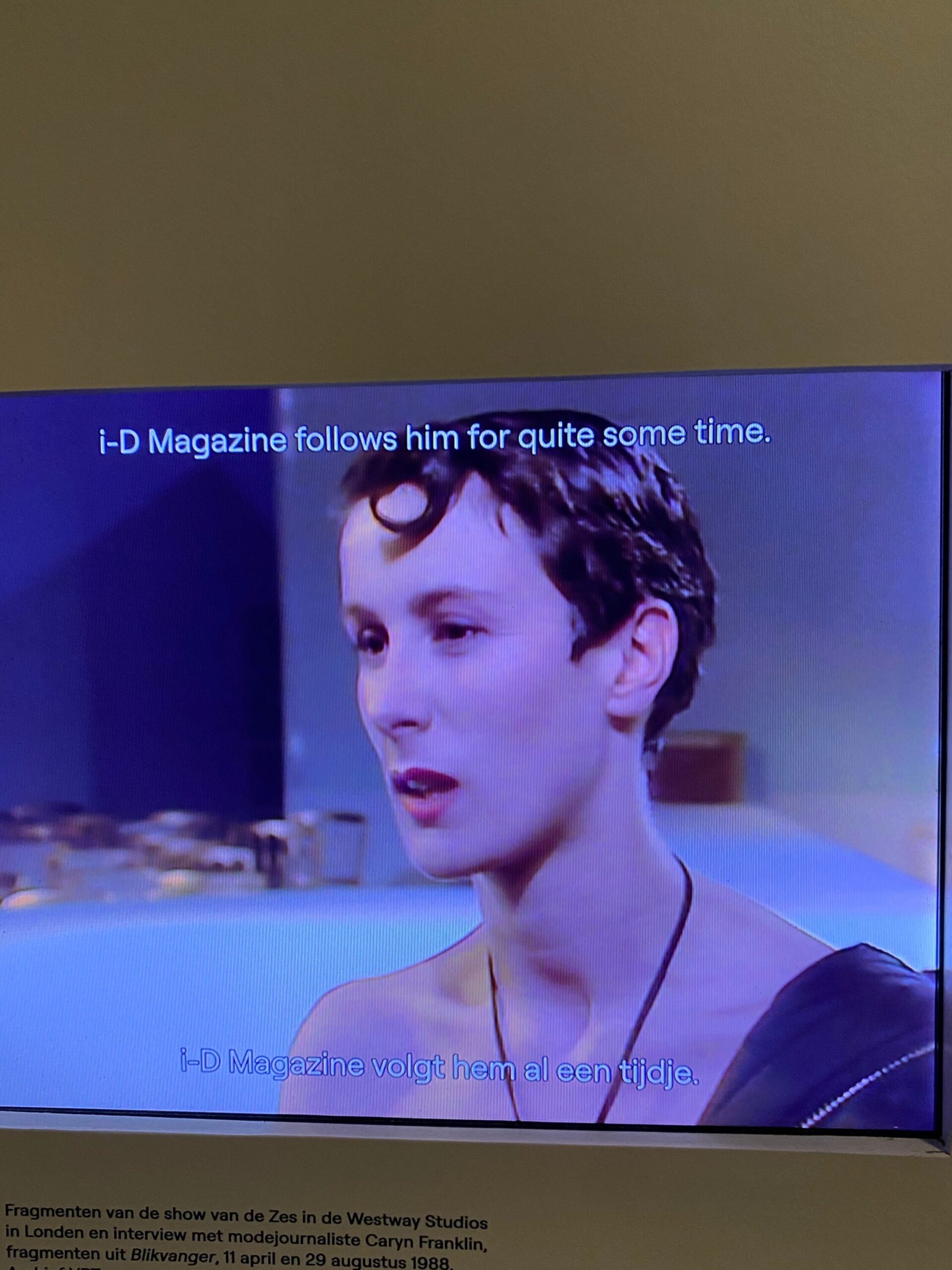 I miss my Selfie with Ann Demeulemeester