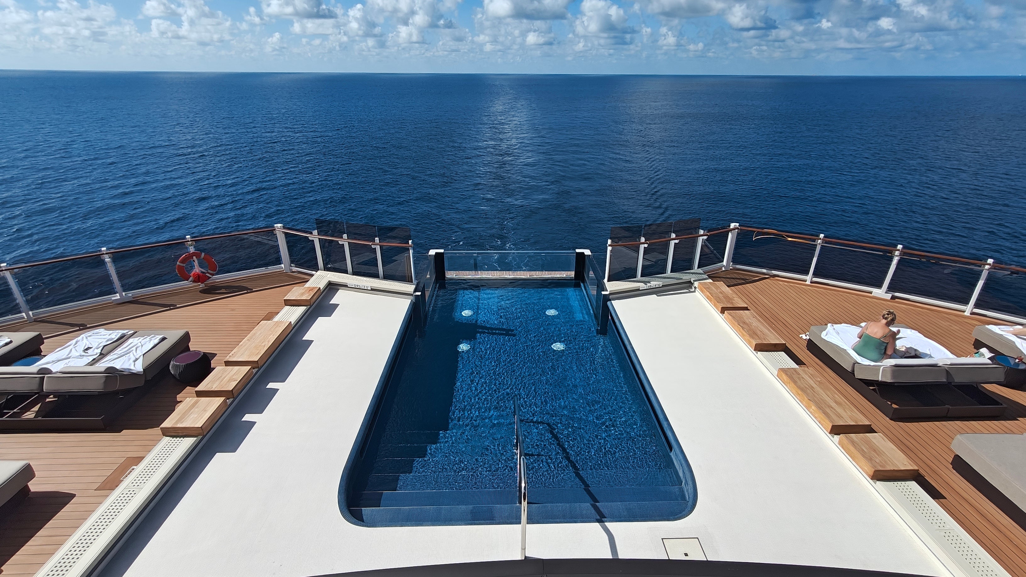 The luxury Haven on Norwegian Luna has its own suites, restaurant and pool deck