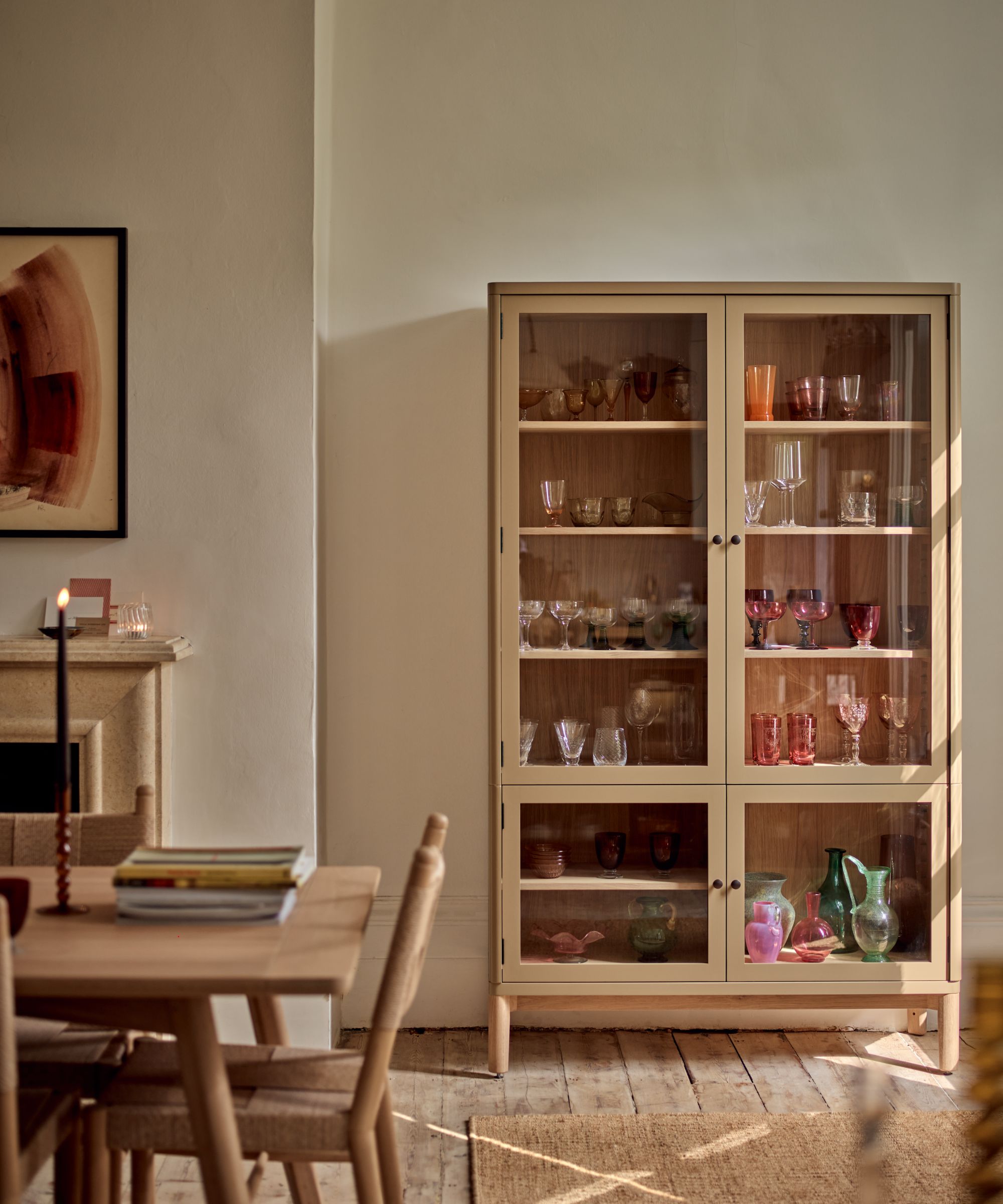 Neptune Farlow glass-filled cabinet