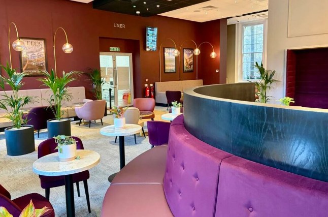 LNER first class lounge at London King?s Cross Station