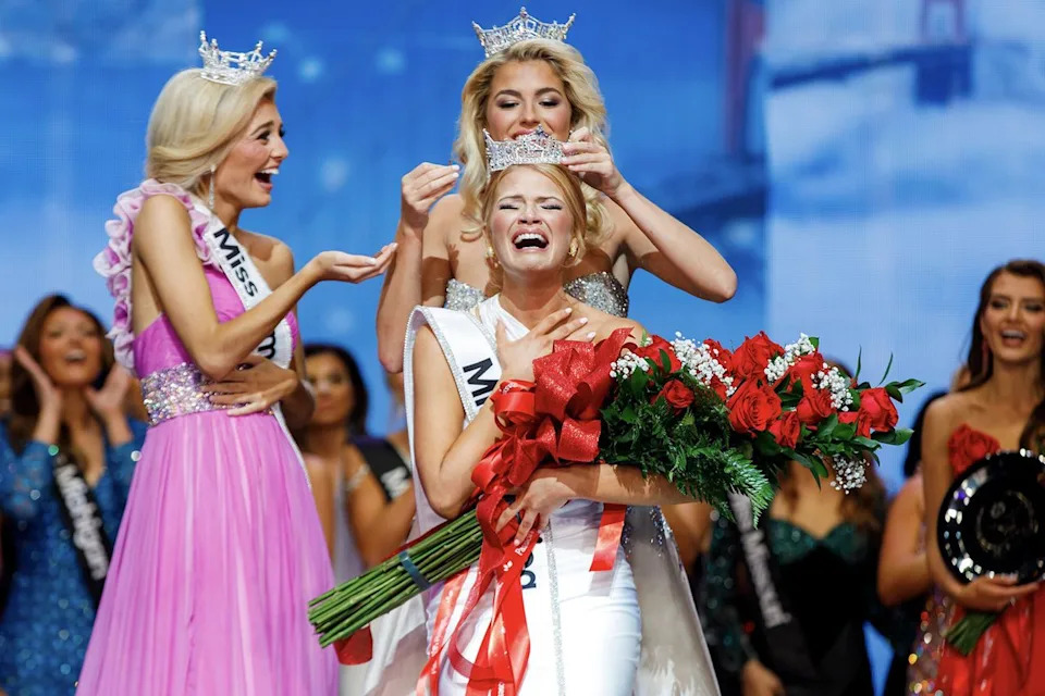 Cassie Donegan is crowned Miss America 2026 in Orlando, Fla. on September 7, 2025. Credit: Miss America Organization