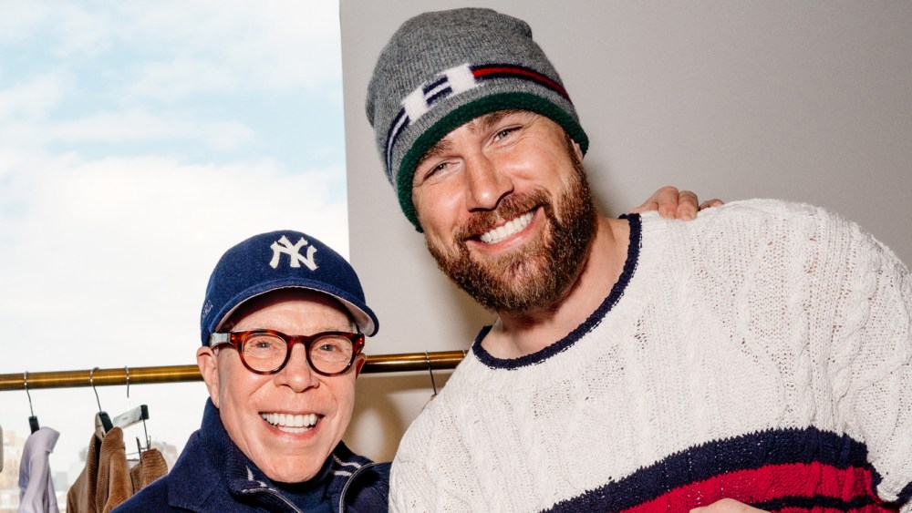 Tommy Hilfiger and Travis Kelce together