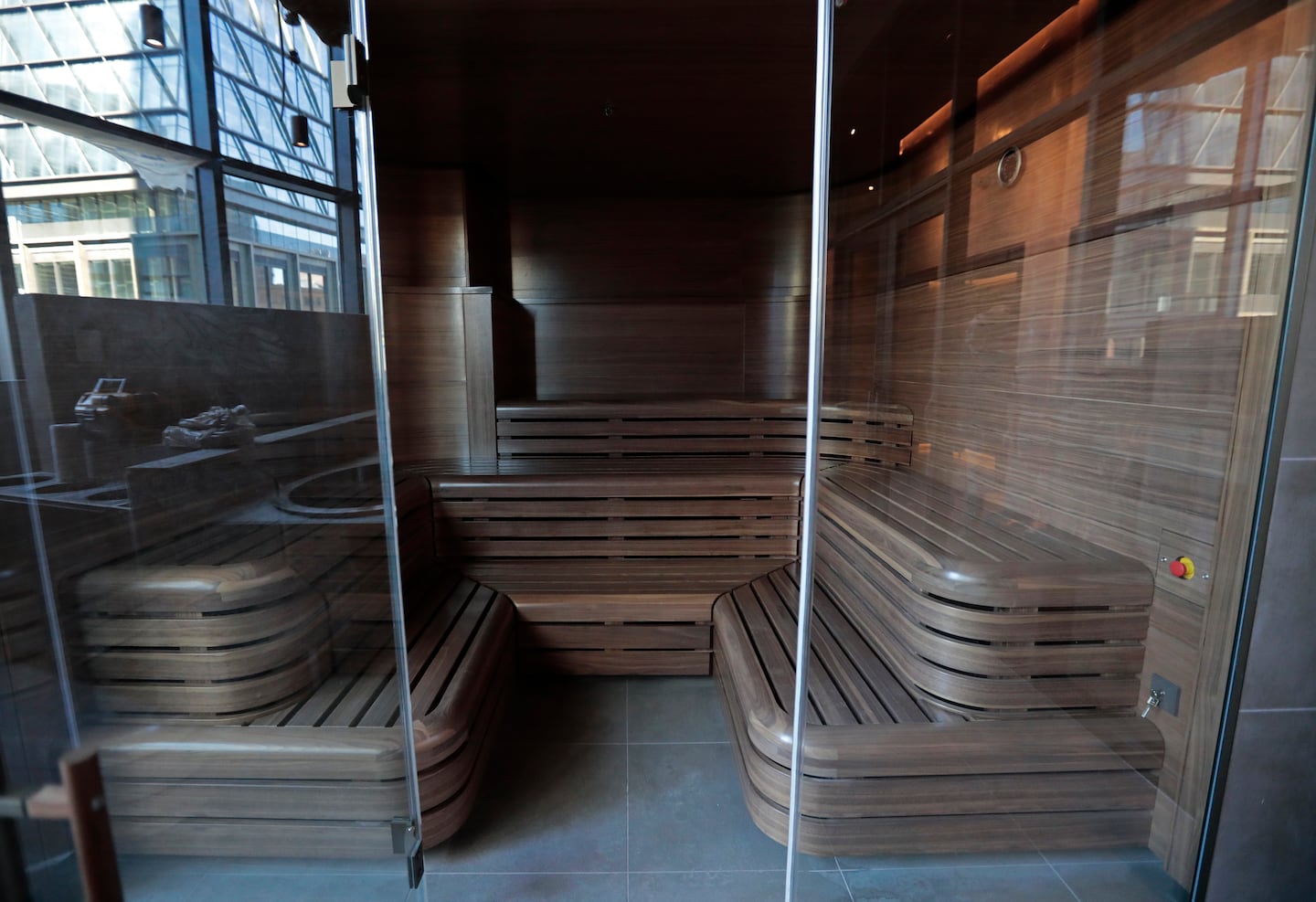 The large sauna at Remedy before its opening last year.