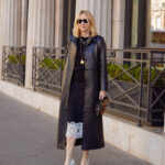 Street wear during Paris fashion week with the biggest trends of the year 2026 skirt