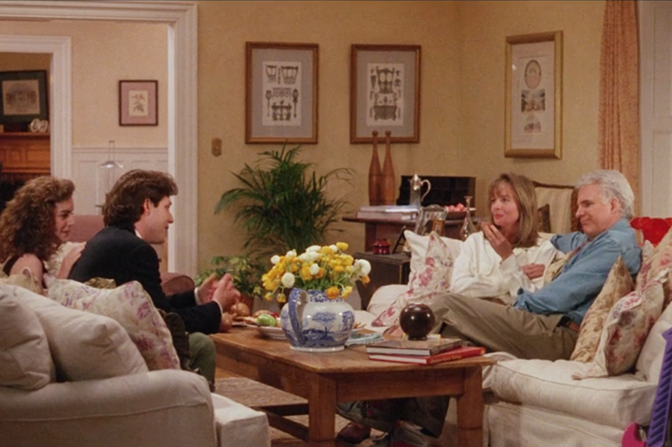 the father of the bride's living room