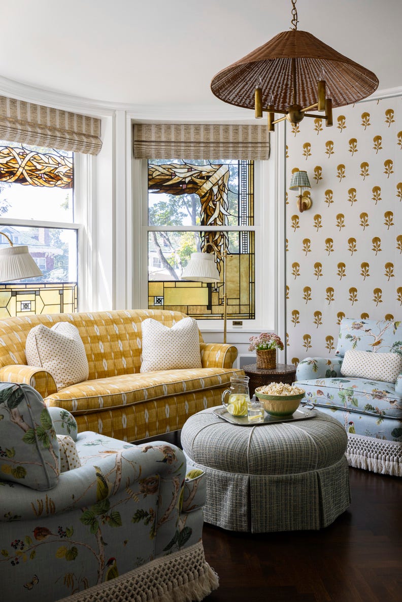 kansas city\, missouri home designed by annie Kern Interiors sitting room