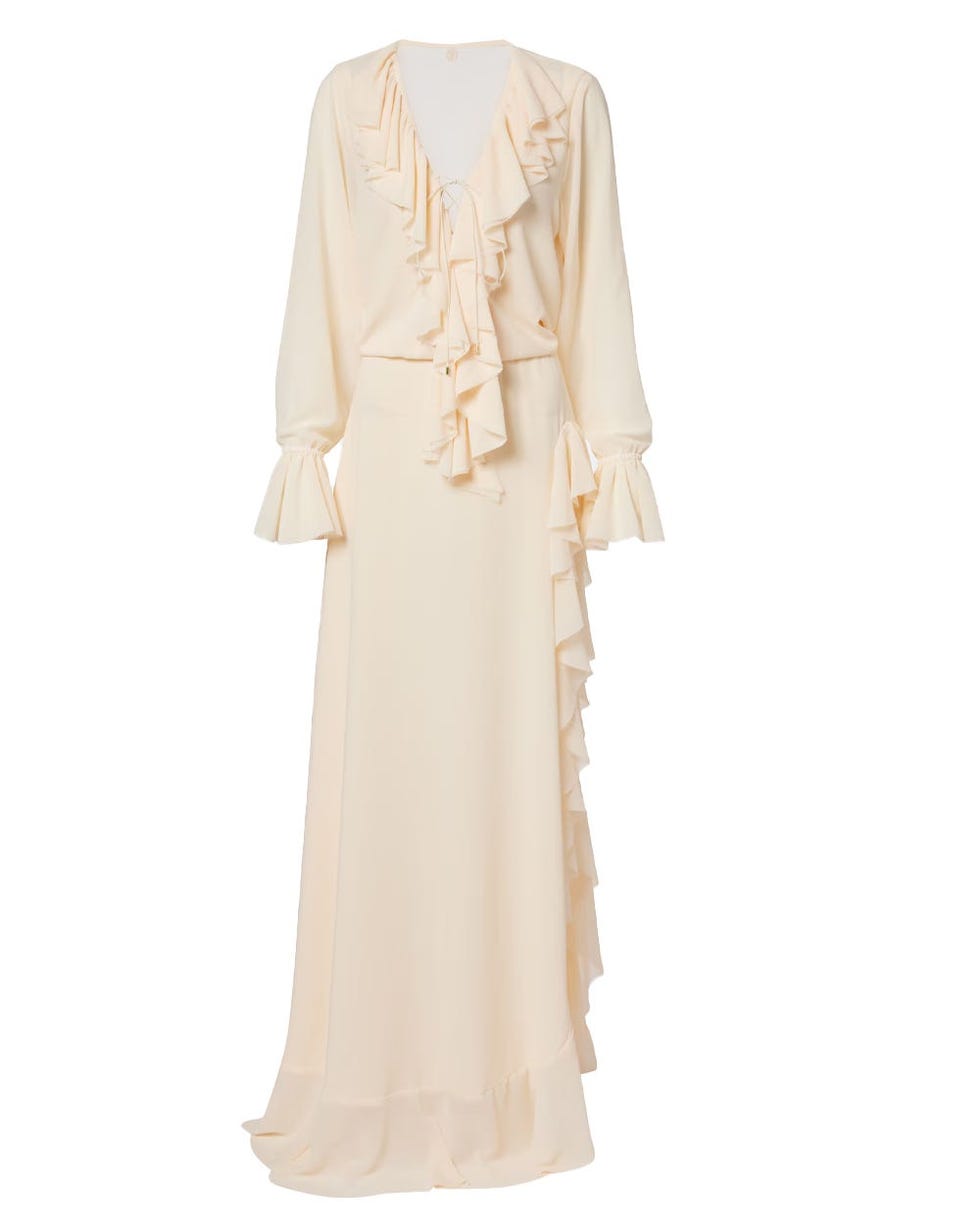 Bananhot Bellen ruffled maxi dress