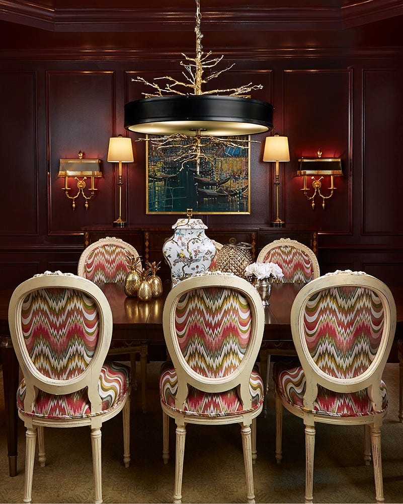 dark room with traditional chairs dark room with traditional chairs