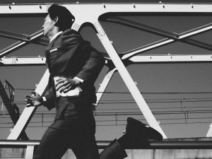 Thom Browne, Robbie Lawrence, Aaron Stern, Durga Chew-Bose, asics, collaboration, photography